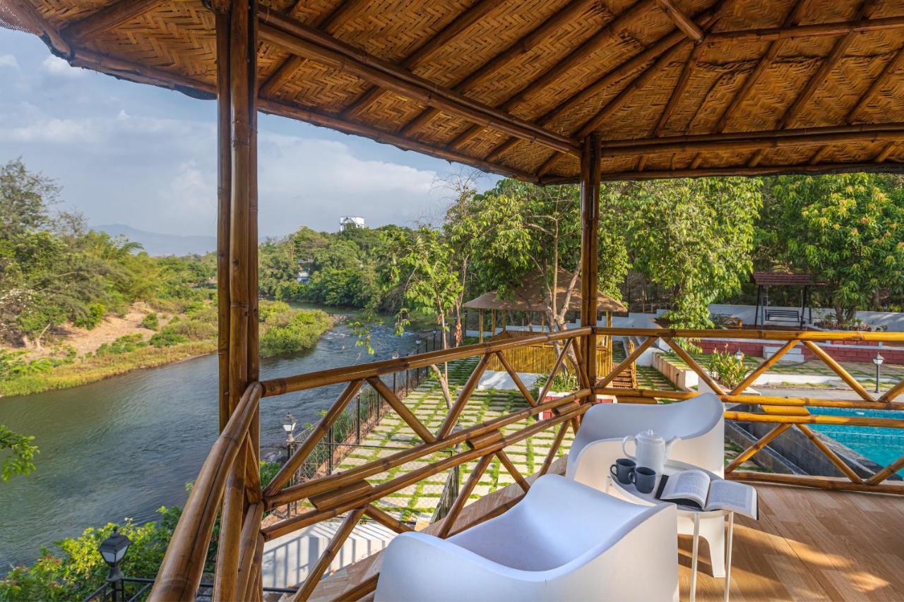 Saffronstays Riverfront Manor, 5-Bdr Pool Villa By Pej River Karjat Exterior foto